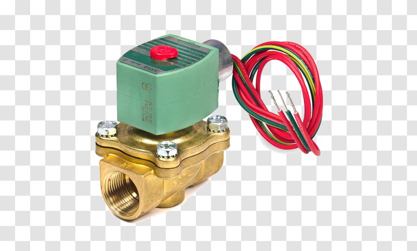 Solenoid Valve Brass Control Valves - Electrical Wires Cable - Right Of Way Quality Flow Chart Transparent PNG
