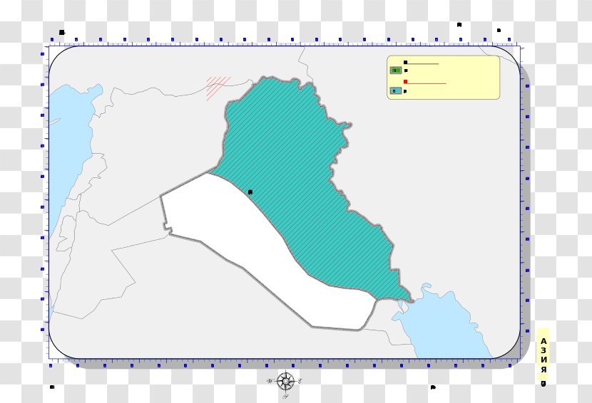 Baghdad Vector Map Photography - Point - Iraq Transparent PNG