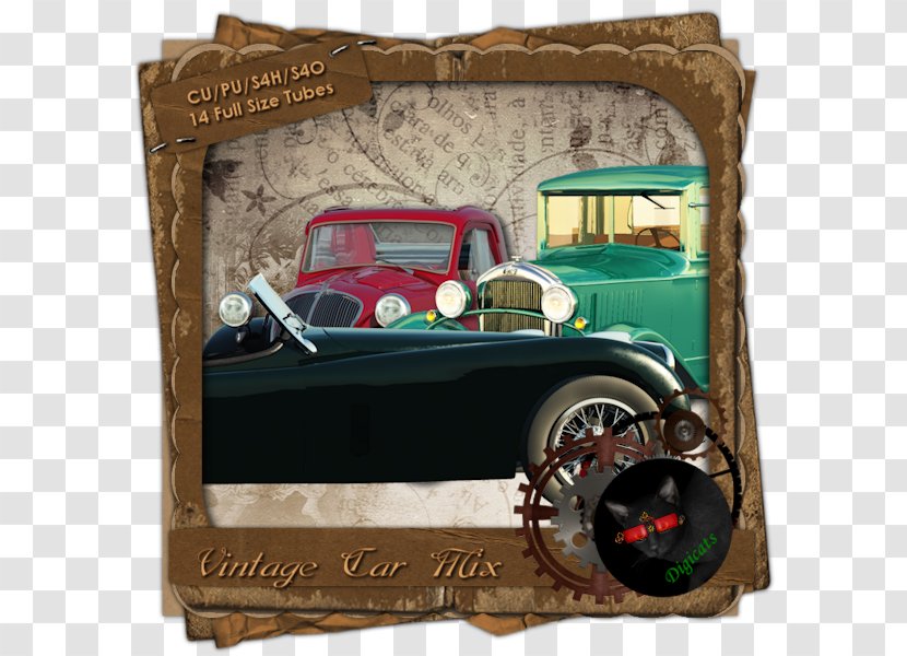 Car Art Graphic Design Digital Scrapbooking - Classic - Old Transparent PNG