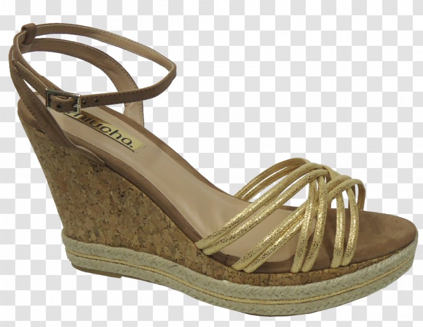 Slide Sandal Shoe Beige Walking Transparent PNG