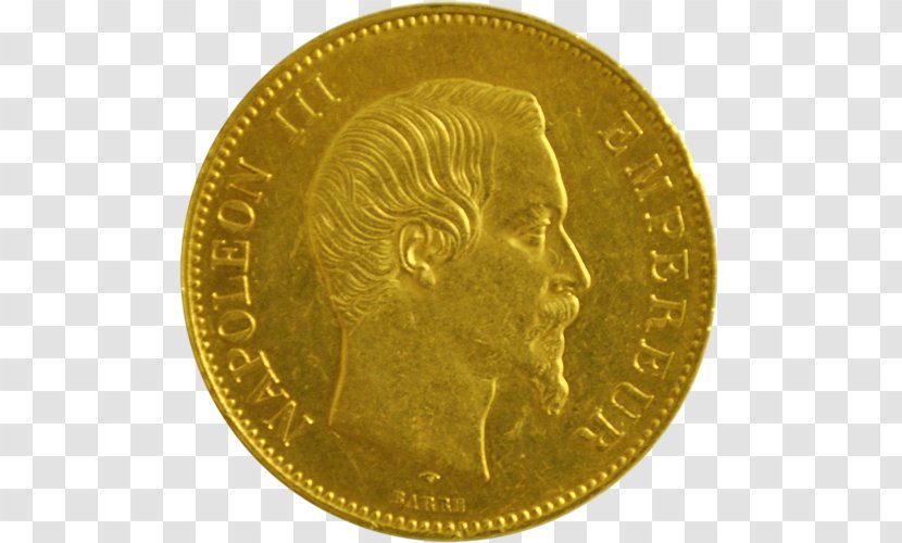 Coin Bronze Medal Gold 01504 - Metal Transparent PNG