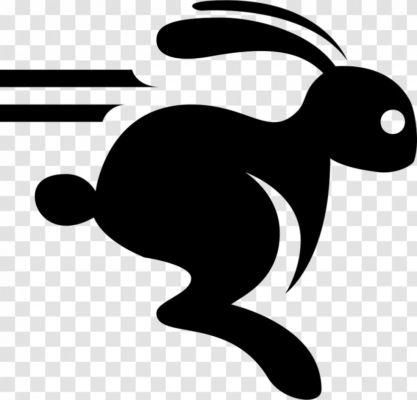 Running Rabbit Hare - Bunny Transparent PNG