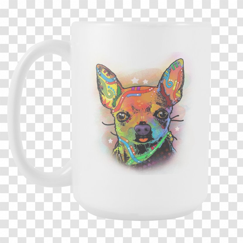 Mug Chihuahua Ceramic Cup - United States Transparent PNG