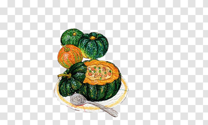 Pumpkin Calabaza Illustration - Cartoon - Feast Hand Painting Material Picture Transparent PNG