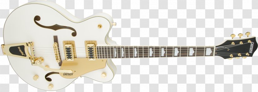 Gretsch White Falcon 6128 Fender Stratocaster Archtop Guitar - Plucked String Instruments Transparent PNG