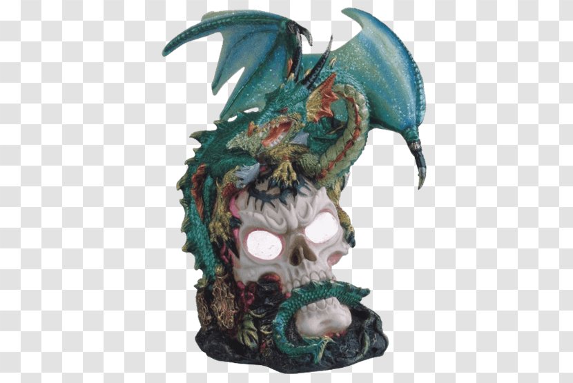 Figurine Statue Fantasy Dragon Legendary Creature - Collectable - Skull Transparent PNG
