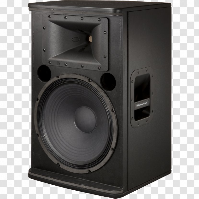 Electro-Voice Loudspeaker Powered Speakers Woofer Compression Driver - Audio - Studio Monitor Transparent PNG