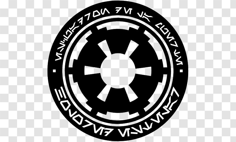 Galactic Empire Stormtrooper Navy Star Wars Palpatine - Logo Transparent PNG