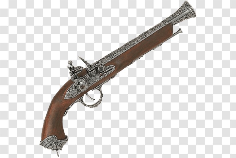 Flintlock Pistol Firearm Musket Gun Barrel - Tree - Weapon Transparent PNG