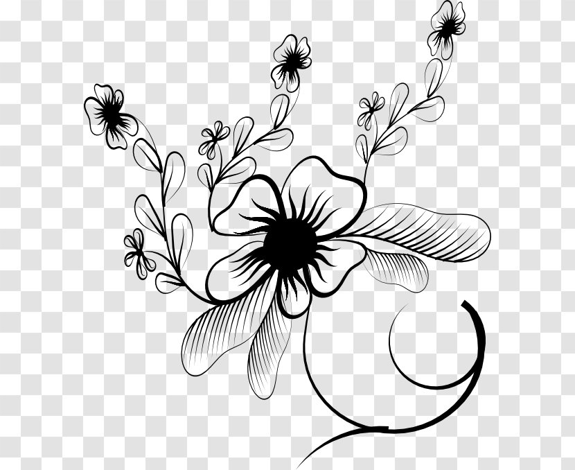 Floral Design Wayang Drawing Punokawan Cut Flowers - Flowering Plant - White Transparent PNG