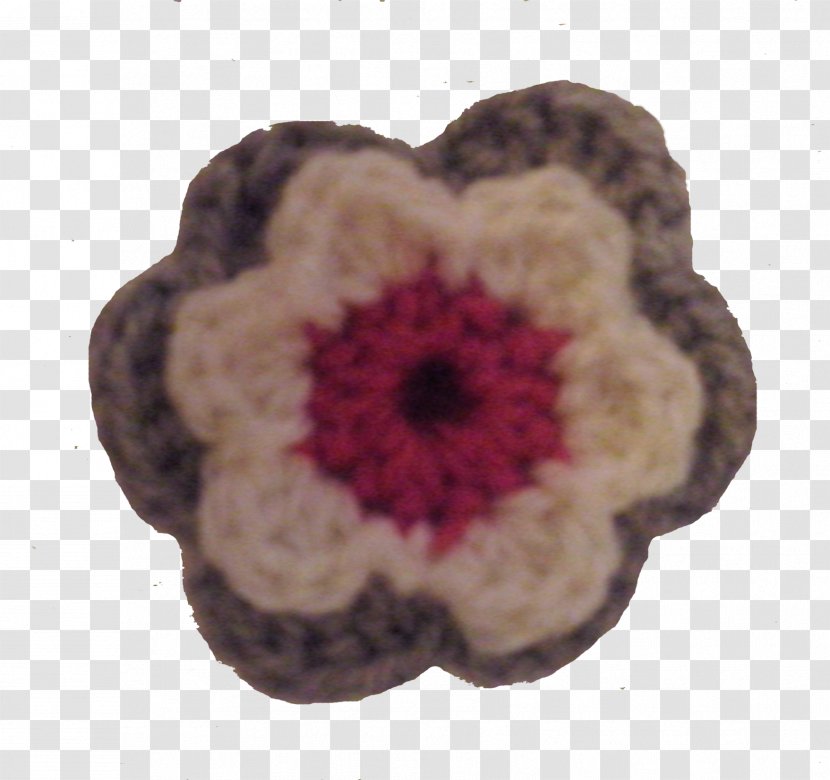 Wool Crochet Flower Transparent PNG