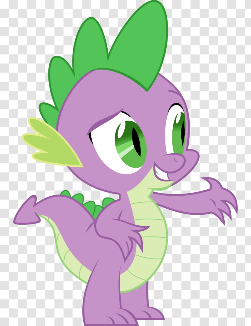 Spike Rarity Applejack Twilight Sparkle Pony - Flower Transparent PNG