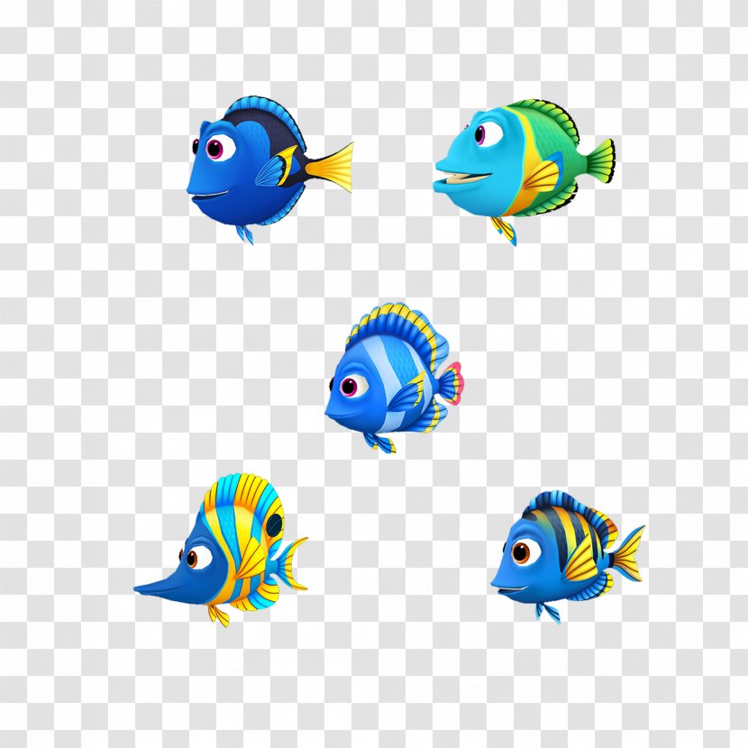 Fish Blue Animation - Rgb Color Model - Finding Nemo Transparent PNG