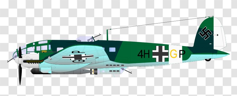 Heinkel He 111 Airplane Clip Art Transparent PNG