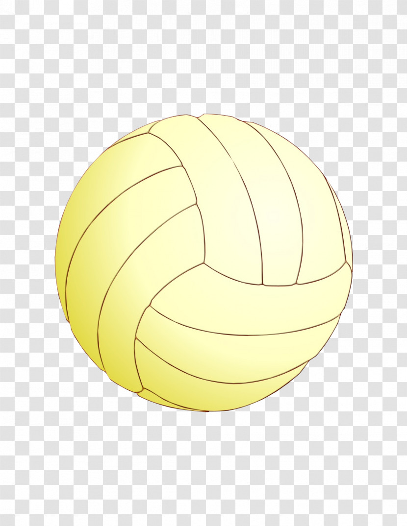 Volleyball Ball Yellow Net Sports Volleyball Transparent PNG