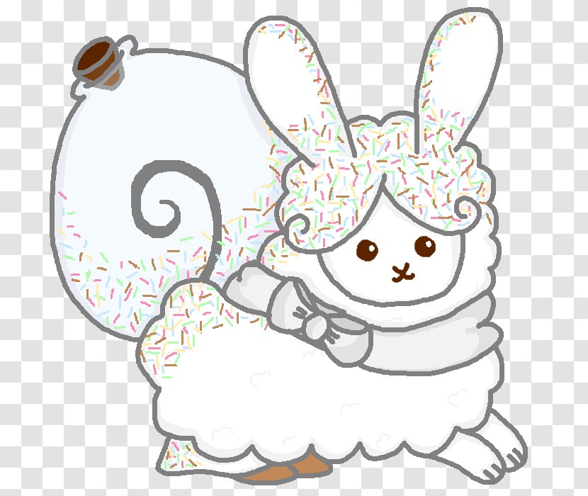 Whiskers Domestic Rabbit Hare Illustration Easter Bunny - Frame - Wedding Cake Topper Transparent PNG