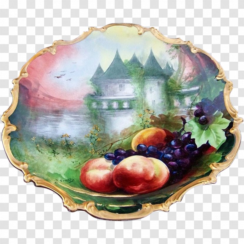 Still Life Photography Porcelain Fruit - Plate - Hand-painted Transparent PNG