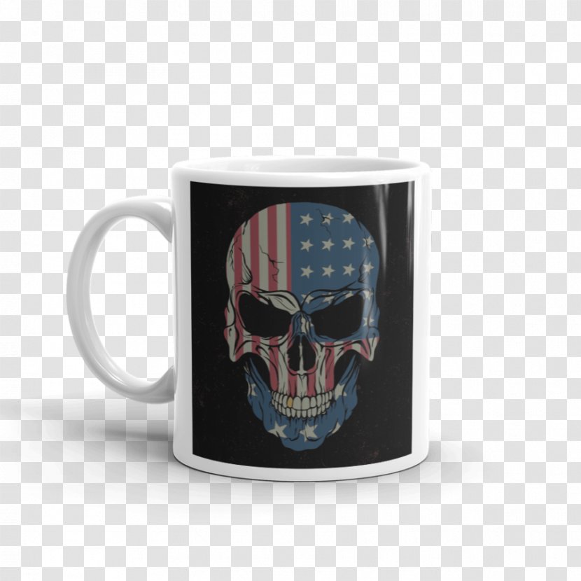 Flag Of The United States Skull Transparent PNG