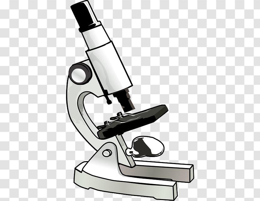 Optical Microscope Clip Art - Monochrome Photography - Simple Hand-painted Transparent PNG