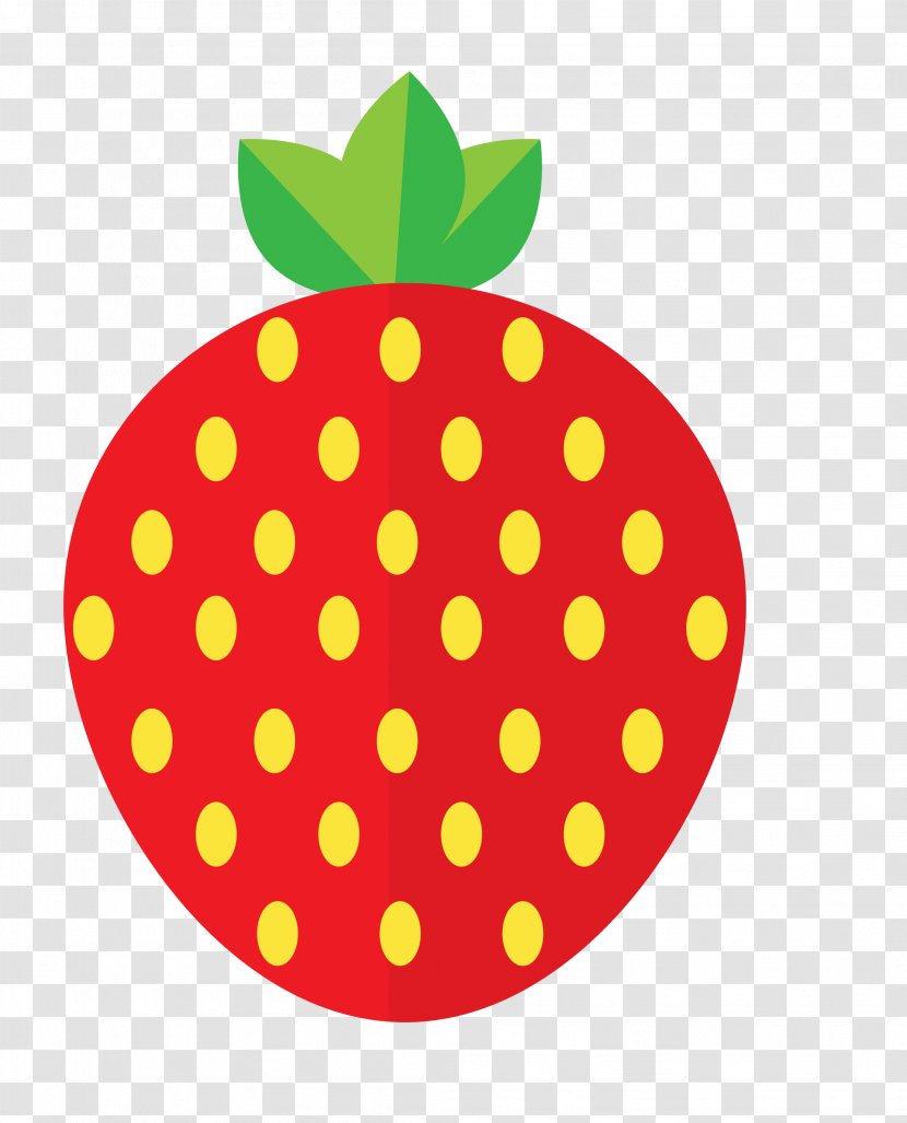 Strawberry Auglis Sticker - Fruit - Red Transparent PNG