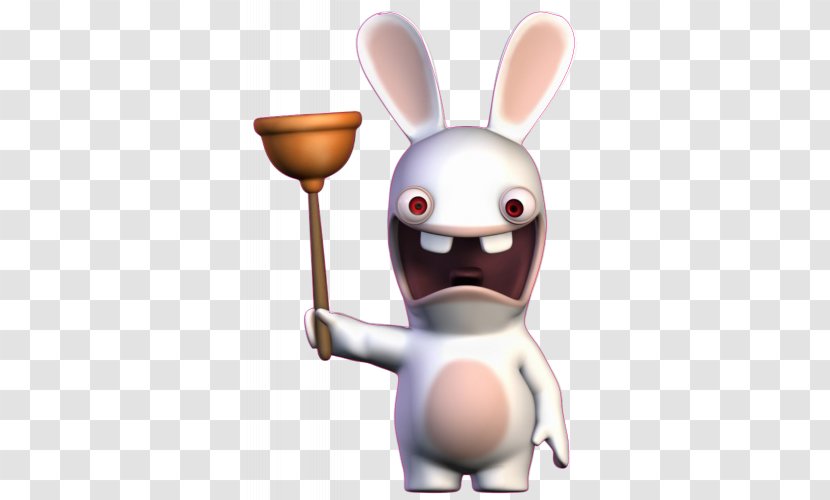 Rayman Raving Rabbids: TV Party Rabbids 2 Wii Go Home - Finger - Rabbit Transparent PNG