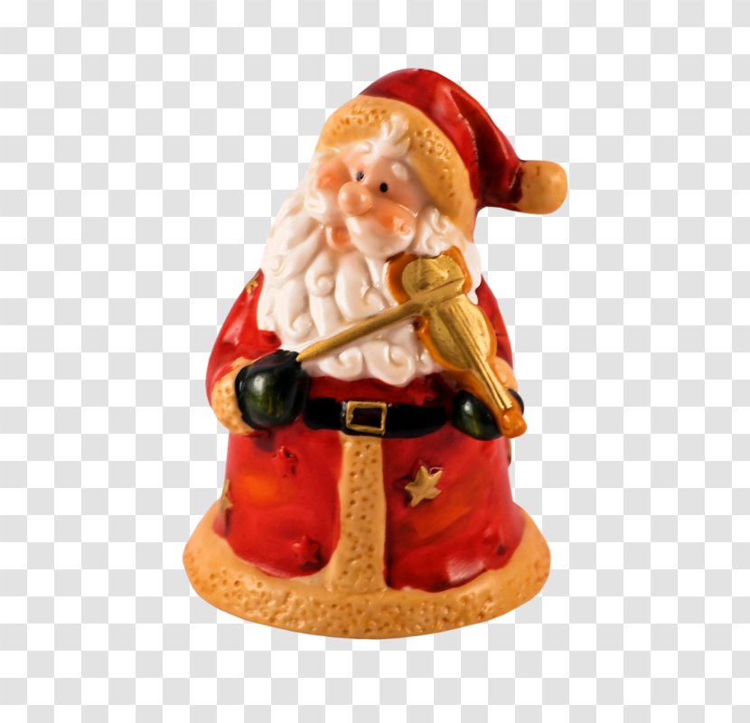 Ceramic Christmas Ornament Gift - Santa Claus Transparent PNG