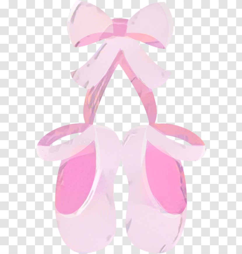 Pink Background - Shoe - Pointe Ballet Flat Transparent PNG