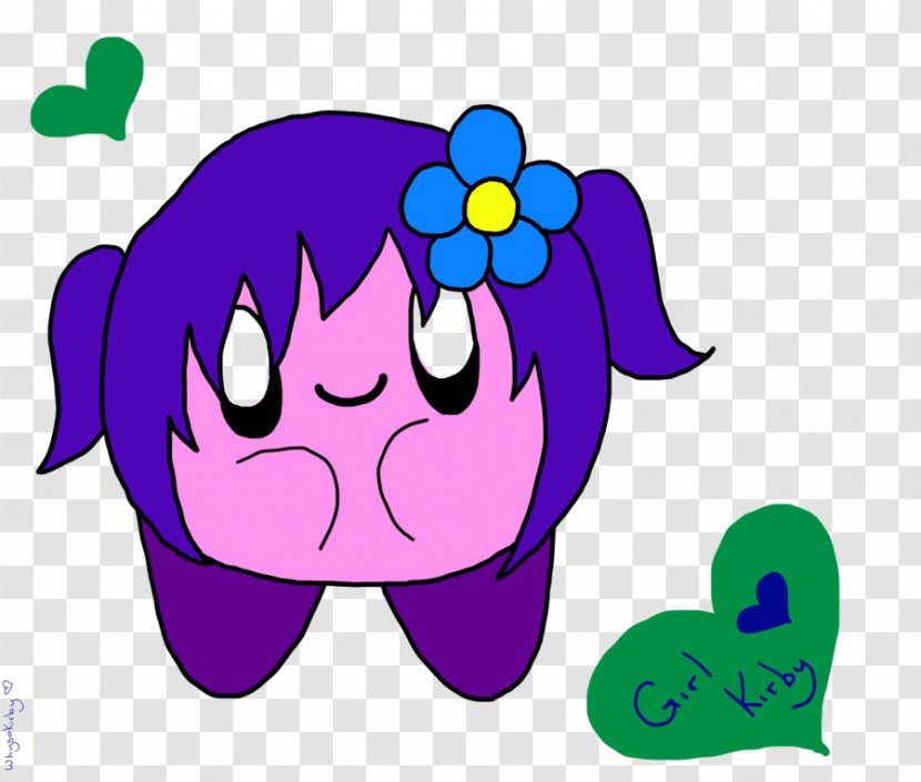 Kirby And The Rainbow Curse Girlfriend Woman - Flower - C-17 Transparent PNG