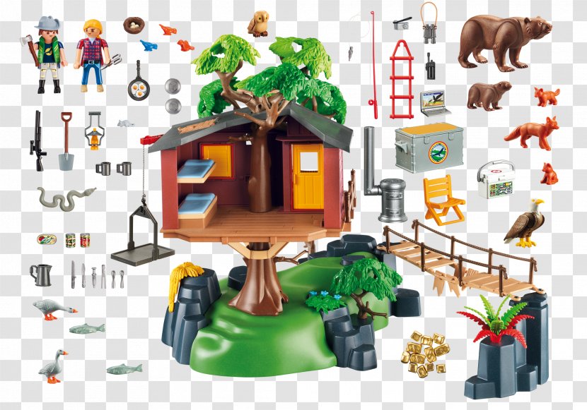 Playmobil 5557 Wildlife Adventure Tree House - City Transparent PNG
