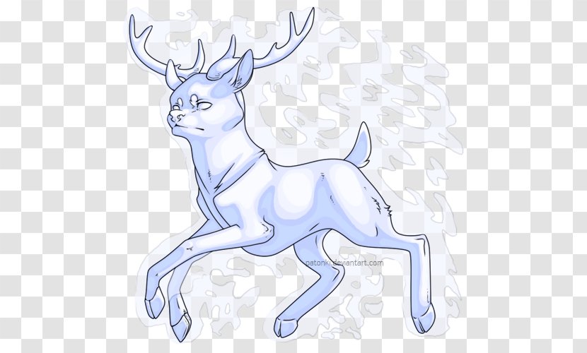 Reindeer Line Art Horse - Wildlife Transparent PNG