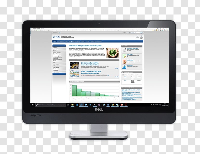Computer Monitors SharePoint Software Output Device Personal - Incident Management Transparent PNG