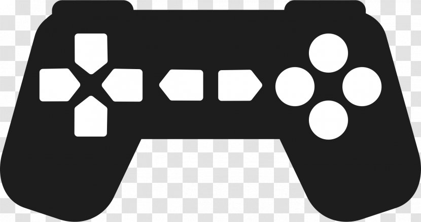 Xbox 360 Controller Black & White One Clip Art - Rockstar Cliparts Transparent PNG