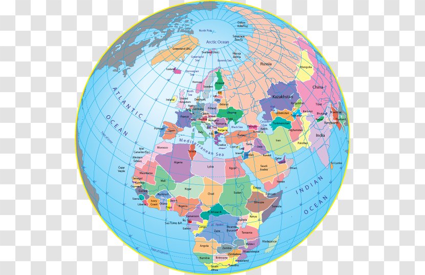 Globe World Map Earth Transparent PNG
