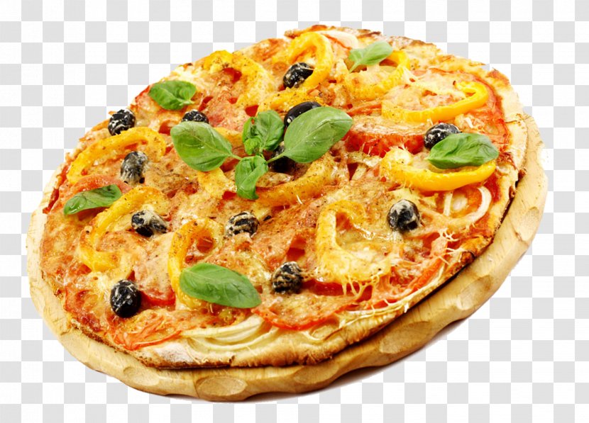 Sicilian Pizza California-style Italian Cuisine Vegetarian - Ingredient Transparent PNG