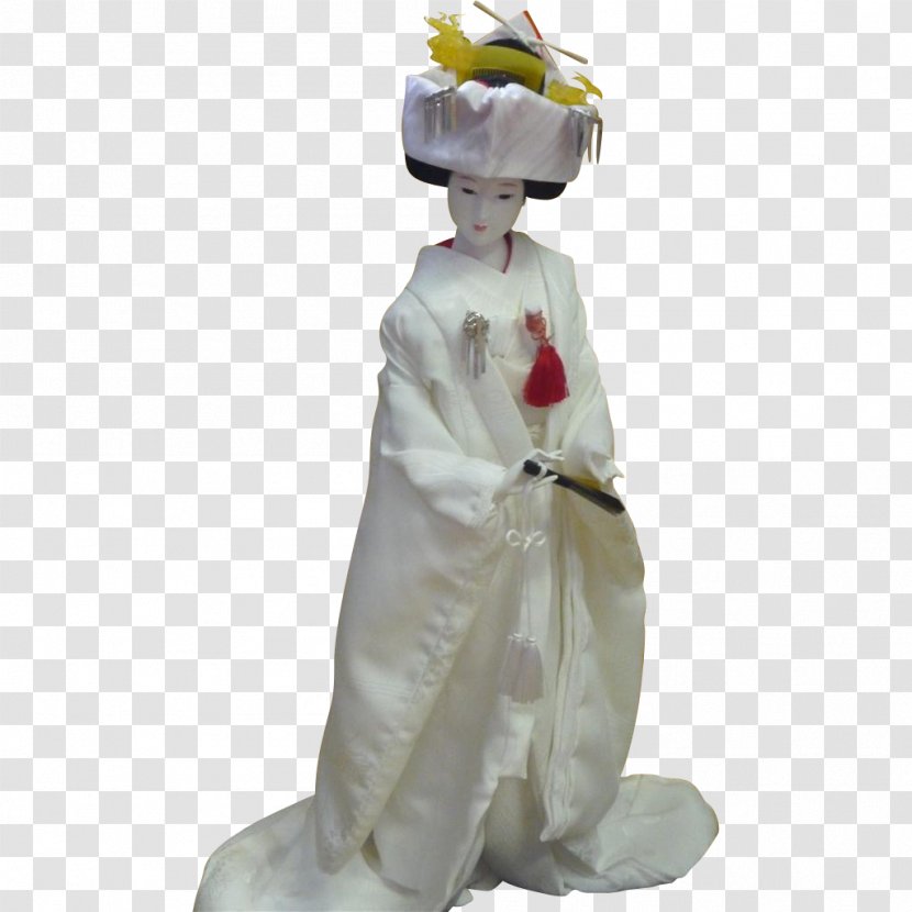 Shinto Wedding Japanese Dolls Kimono - Figurine - Japan Transparent PNG