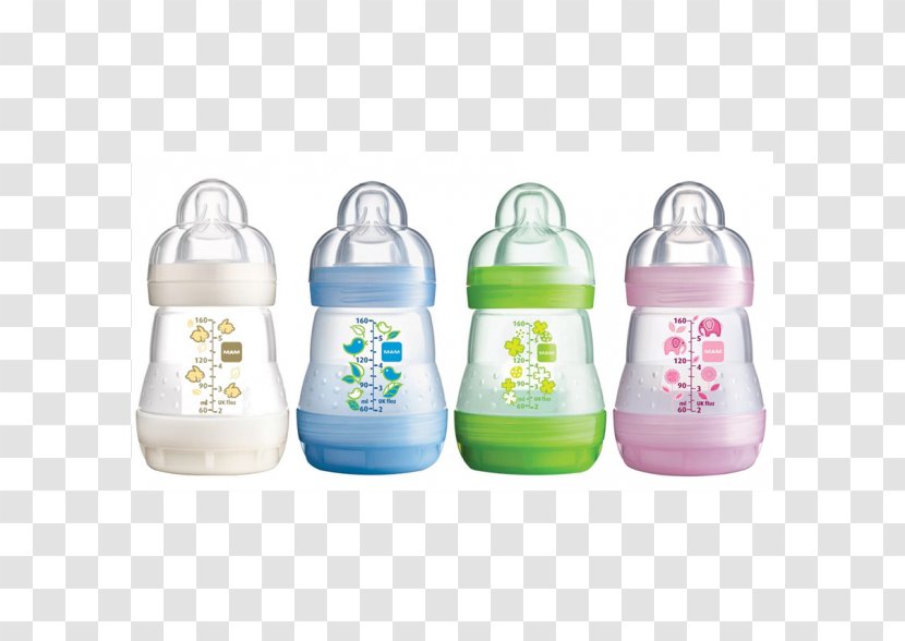 Baby Bottles Diaper Colic Infant - Flower - Bottle Transparent PNG