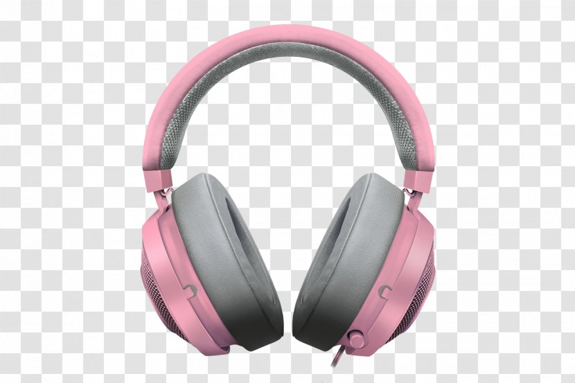 Razer Kraken Pro V2 Microphone 7.1 Headphones - Xbox One Gaming Headset Pink Transparent PNG