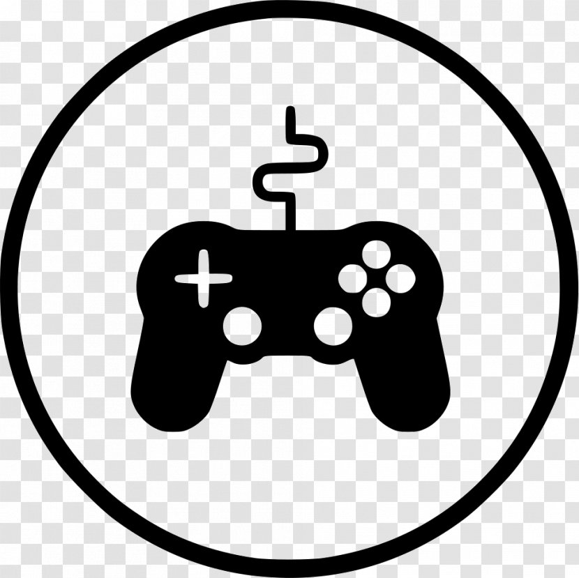 Game Controllers Joystick Gamepad Video - Black Transparent PNG