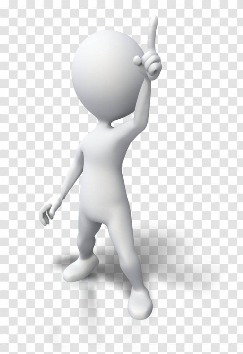 Stick Figure Animation Drawing Clip Art - Hand - Thinking Man Transparent PNG