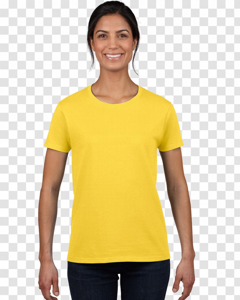 T-shirt Clothing Sleeve Woman - Neck - Garments Model Transparent PNG