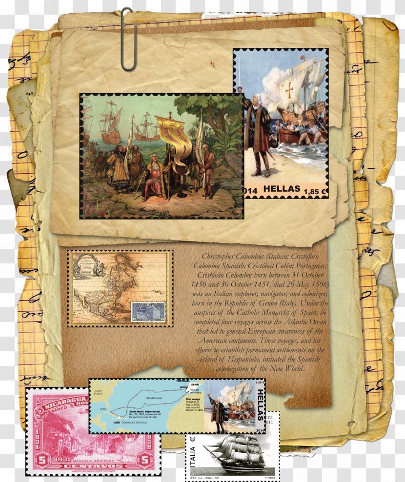 Exploration Of North America Les Imaginaires Du Nouveau Monde Text Picture Frames Discovery - Art - Athenian Stamp Transparent PNG