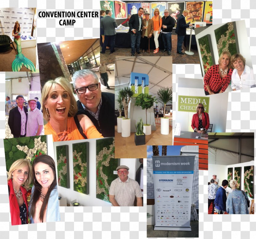Modernism Week CAMP 2018 Convention Center Party 0 - Palm Springs - Collage Transparent PNG