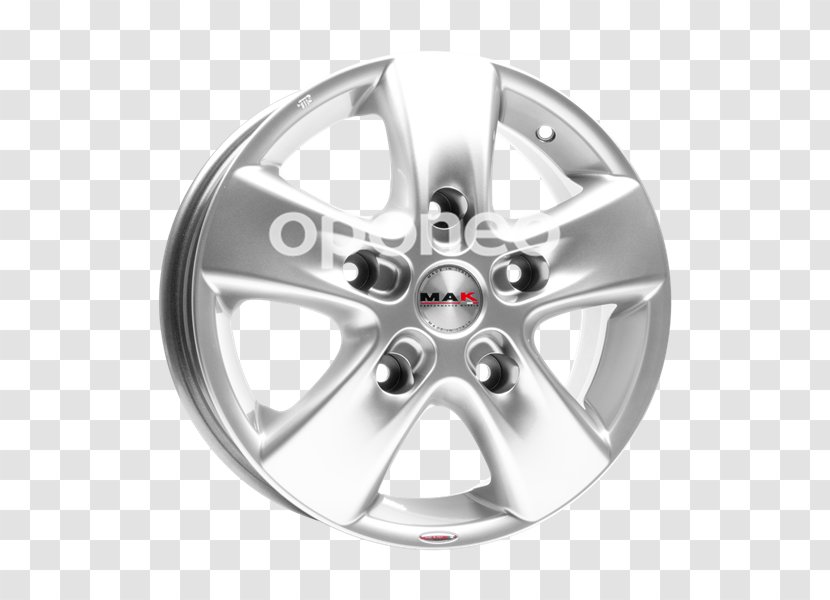 Alloy Wheel Rim Car Silver - Mak Transparent PNG