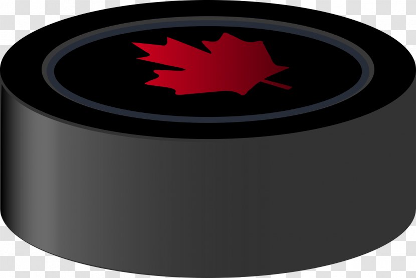 Canada Hockey Puck Ice Clip Art - Maple Leaf Transparent PNG