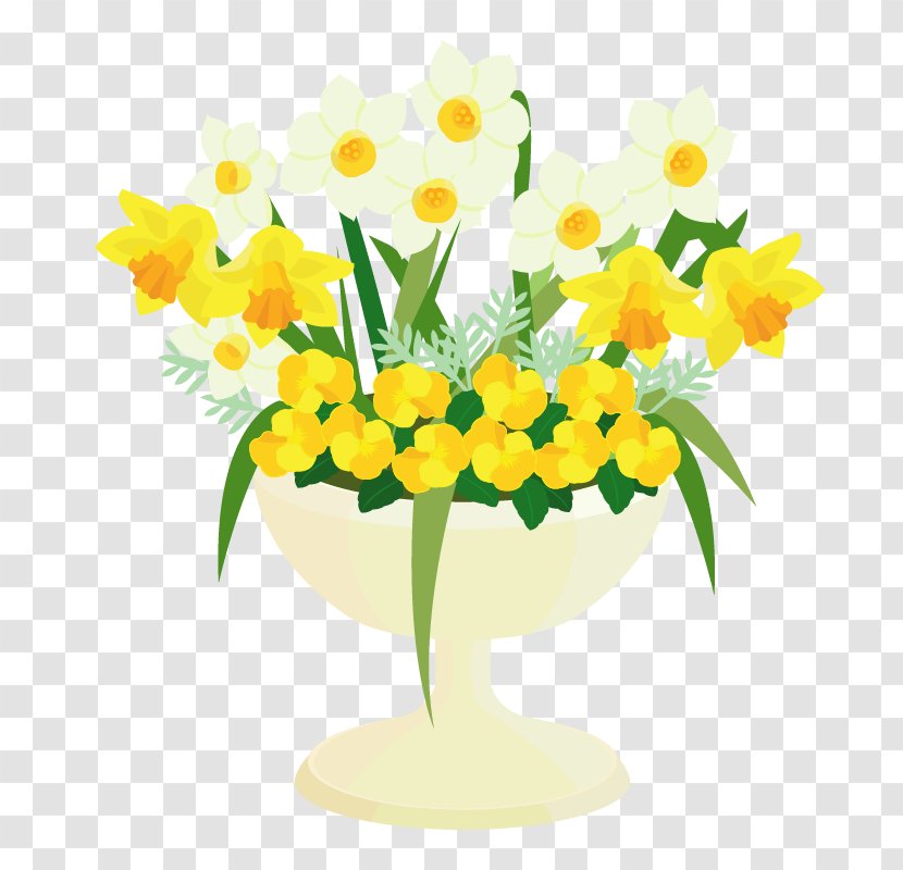Floral Design Cut Flowers Flower Bouquet Plant Stem - Narcissus Transparent PNG
