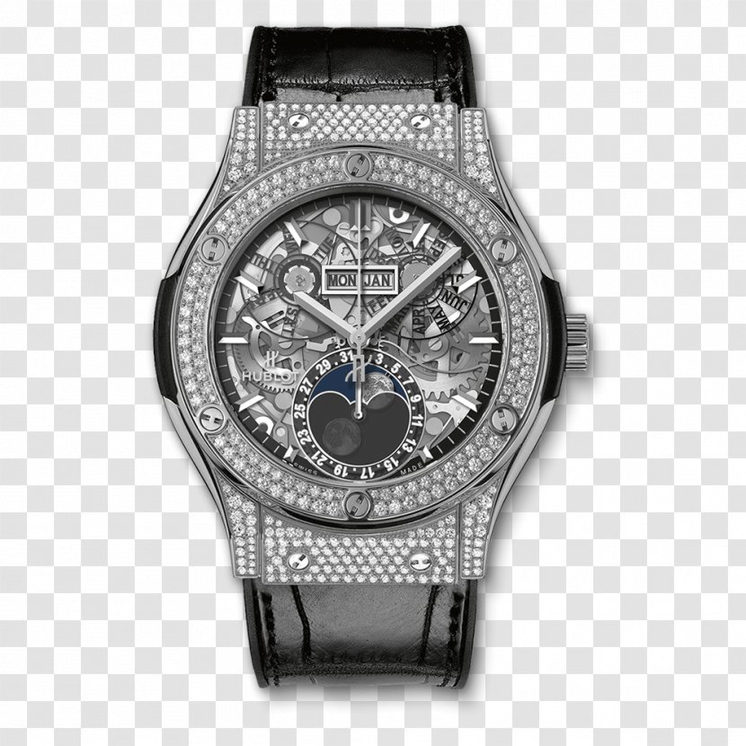 Hublot Skeleton Watch Automatic Jewellery - Bling Transparent PNG