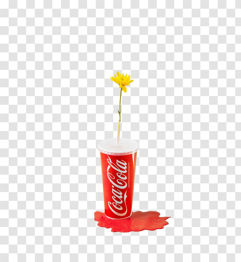 Coca-Cola Creativity - Flowerpot - Floral Coke Bottle Transparent PNG