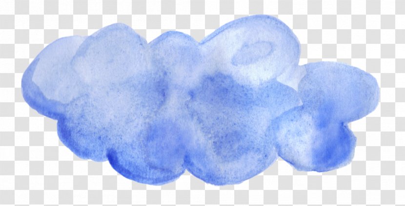 Cloud Watercolor Painting - Paintbrush Transparent PNG