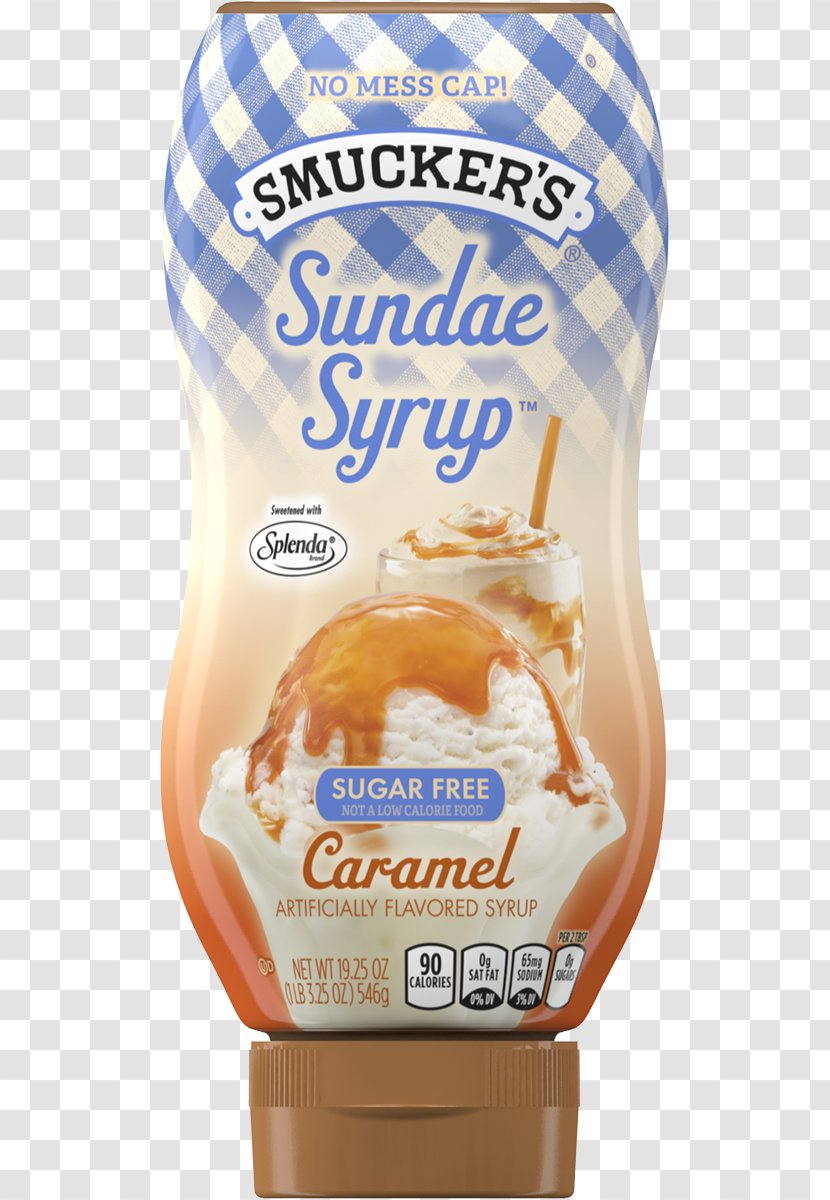 Sundae Butterscotch Angel Food Cake Ice Cream The J.M. Smucker Company - Flavored Syrup Transparent PNG