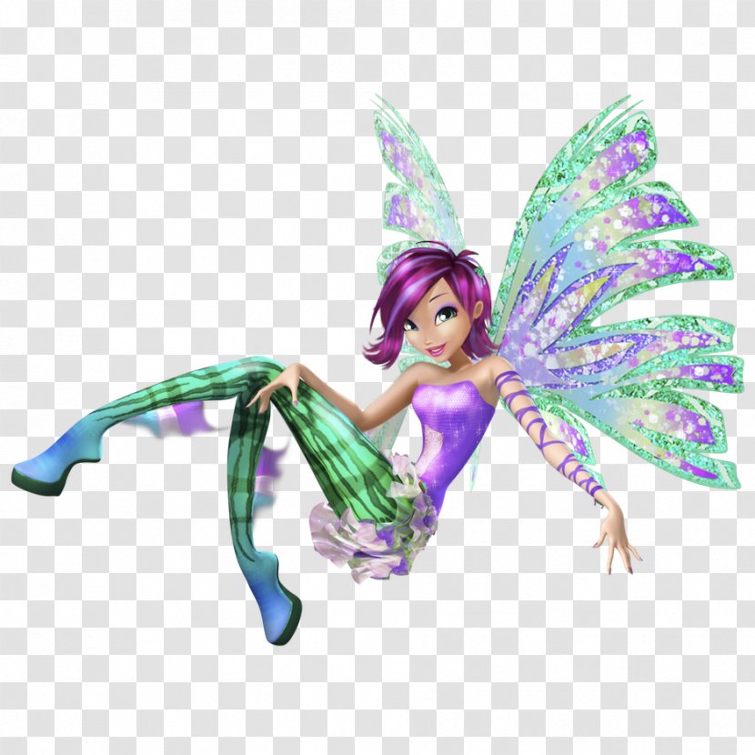 Tecna Flora Bloom Musa Stella - Winx Club Season 7 Transparent PNG